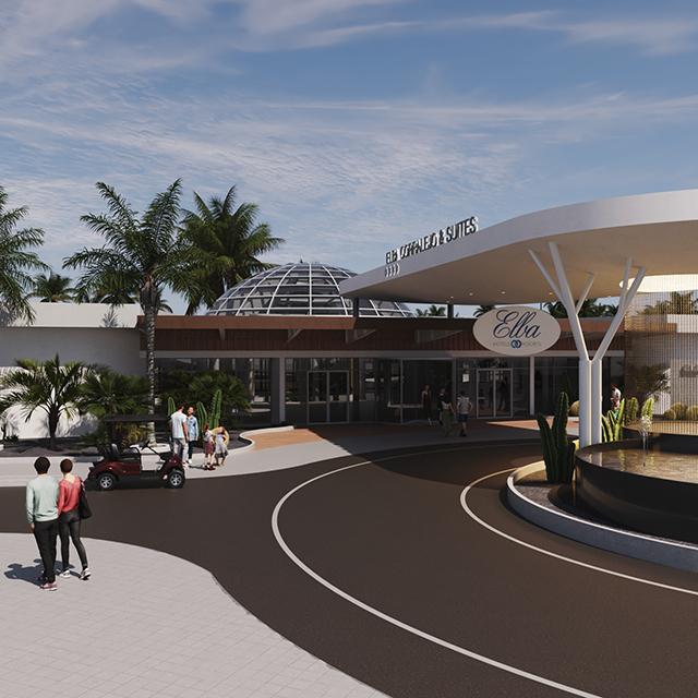 Entrance Hotel, Elba Corralejo