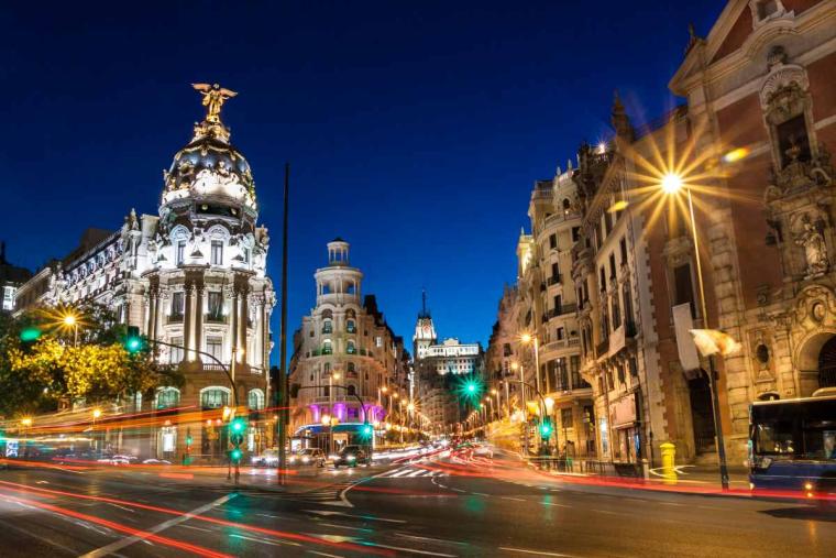 Vida nocturna en Madrid