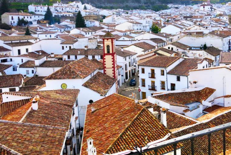 Tejados rutas pueblos blancos