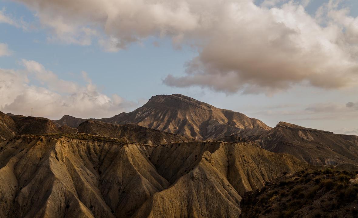 Vista panorámica del Desierto de Tabernas