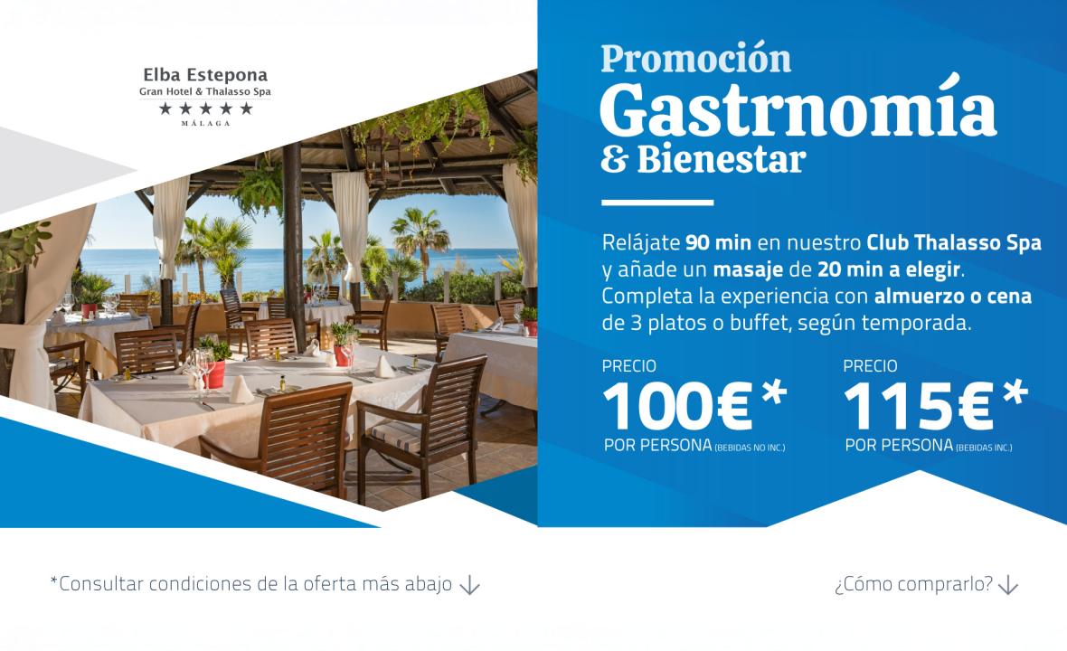 Promoción Gastronomía y Bienestar, Elba Estepona Gran Hotel & Thalasso Spa