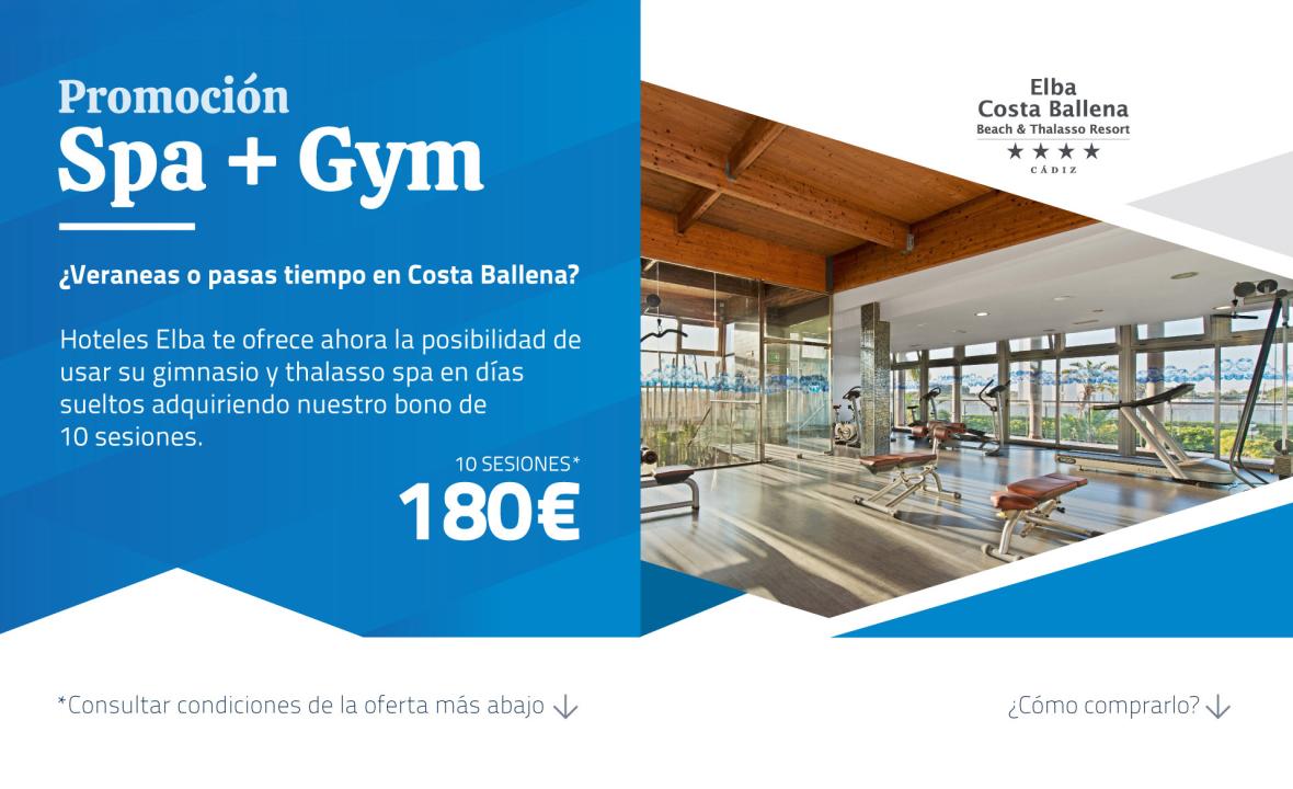 Promoción Spa + Gym, Elba Costa Ballena
