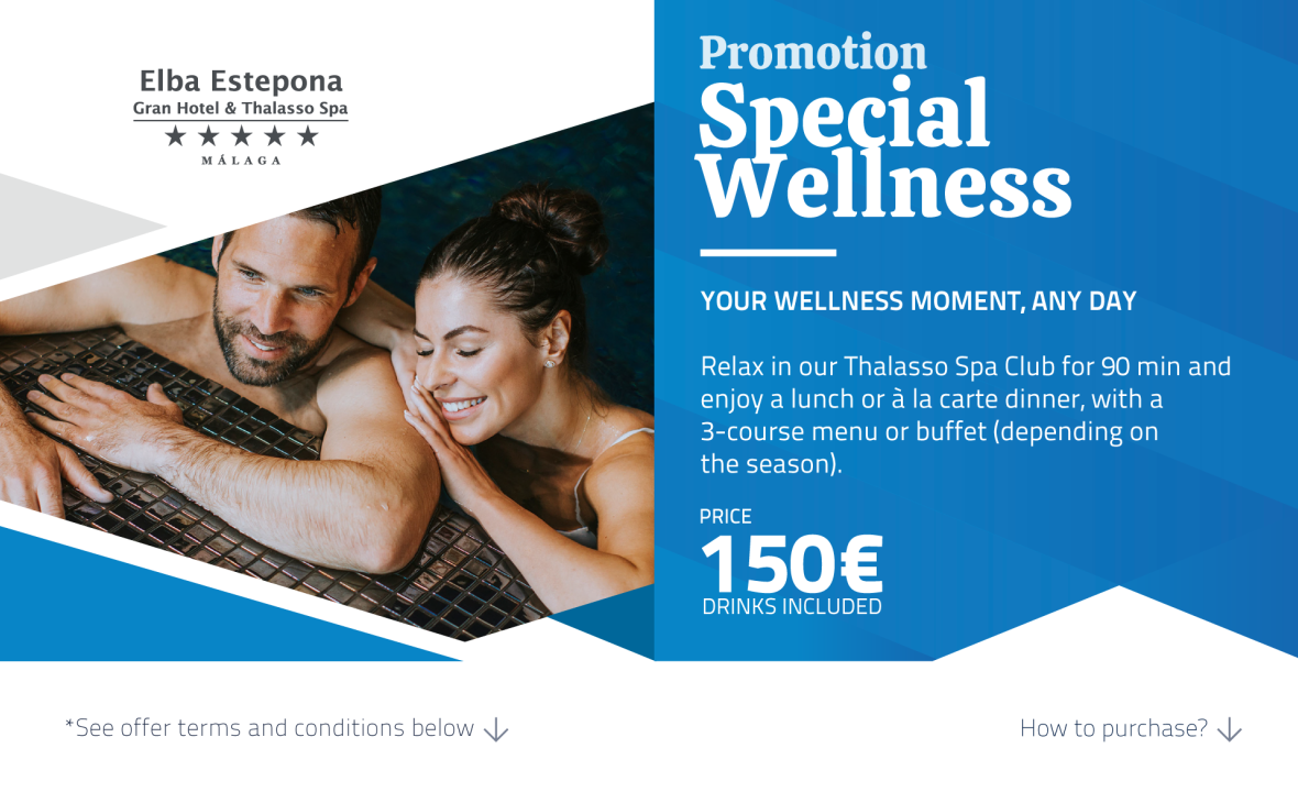 Especial Bienestar, promoción Elba Thalasso Spa