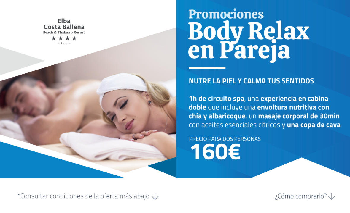 Ritual Body Relax en Pareja, Thalasso Spa Elba Costa Ballena