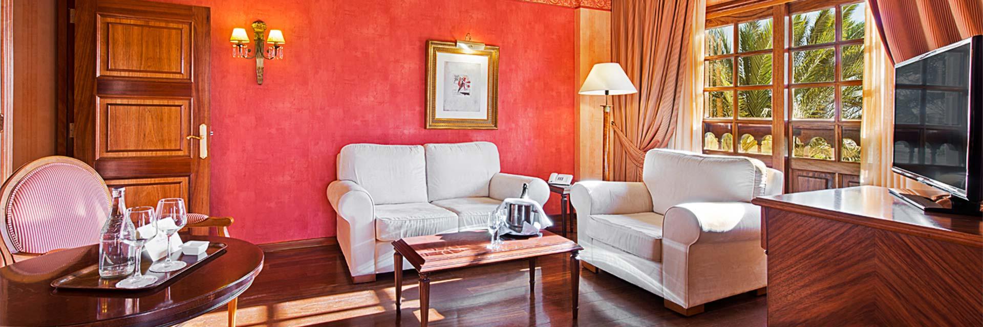Salón de estar en Suite, Elba Palace Golf Boutique Hotel