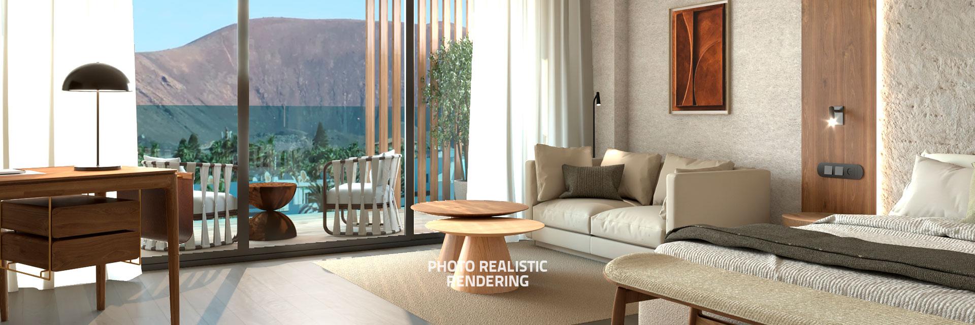 Sala de Estar en Habitación, Elba Corralejo