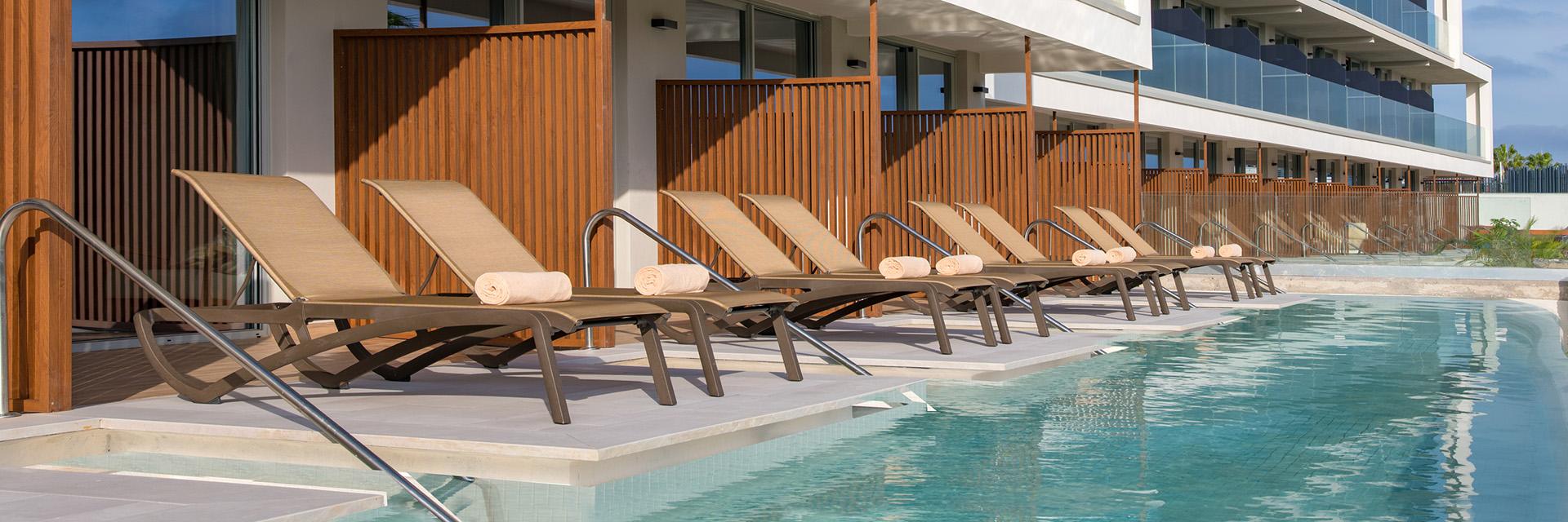 Terraza Habitación Swim-Up, Elba Corralejo Premium Level