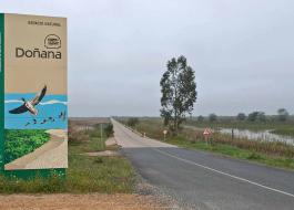 Entrada al Parque Nacional de Doñana