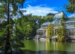 Palacio de cristal en Parque del Retiro
