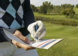 Detalle Jugador de golf Detalle Jugador de golf