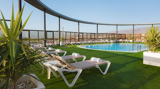 Piscina Terraza Hotel Elba Vecindario Aeropuerto