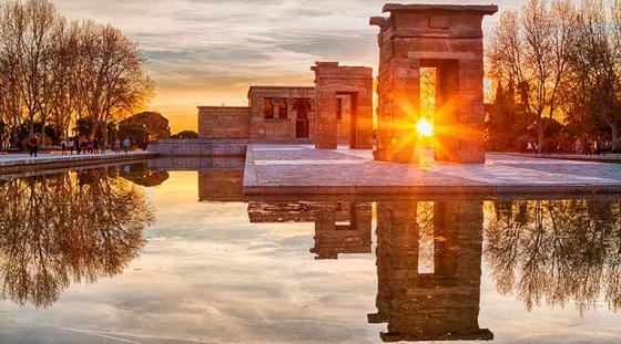 Temple of Debod in Madrid