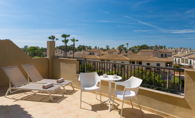 Terraza en Junior Suite, Elba Costa Ballena