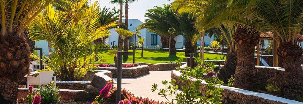 Jardines Exteriores del hotel Elba Lanzarote