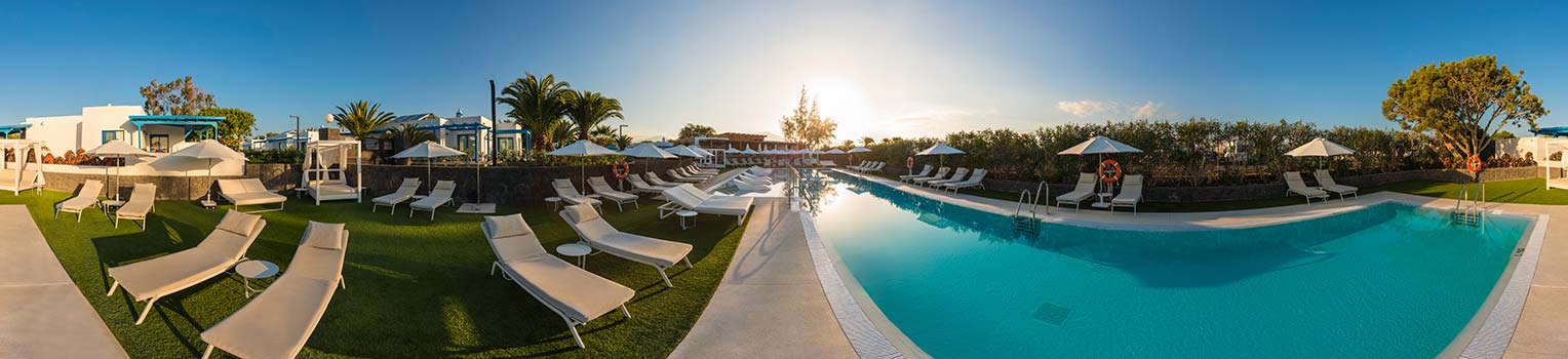 Vista 360 piscina Elba Lanzarote Premium Adults Only